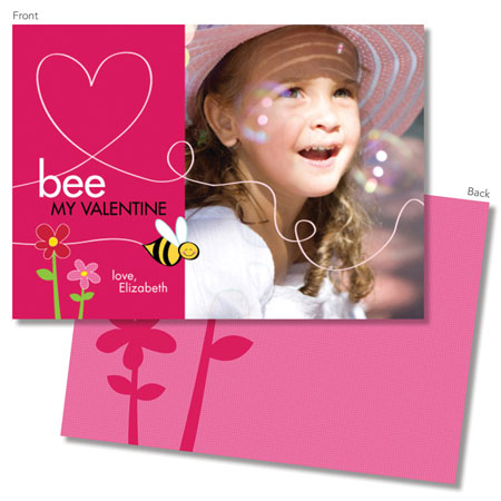 Spark & Spark Valentine's Day Cards (Bee My Valentine - Photo)